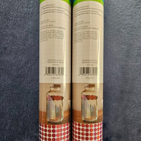 Set of 5 Rolls - Cricut Premium Vinyl Regular & Holographic & Iron-On Mosaic NEW - Picture 6 of 8